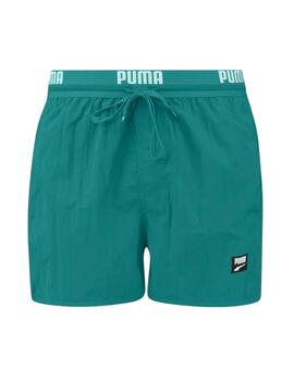 Bañador Puma Swim Track S-Length Hombre Verde