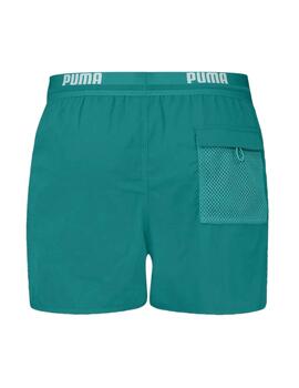 Bañador Puma Swim Track S-Length Hombre Verde