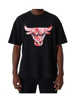 Camiseta NE Infill Chicago Bulls Ng/Rojo