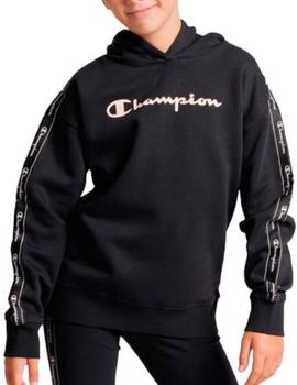 Sudadera Champion con banda multilogo para niña