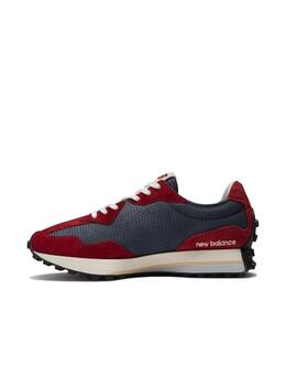 Zapatilla New Balance 327 Rojo y Gris