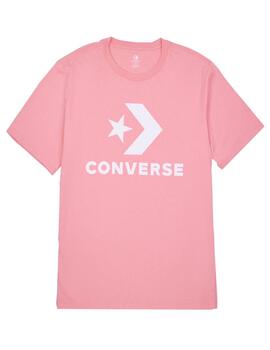 Camiseta Converse Go-To Star Chevron Logo Rosa