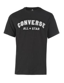 Camiseta Converse Go-To All Star Negro/Blanco