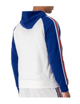 Sudadera Champion Capucha Hombre Blanco/Royal