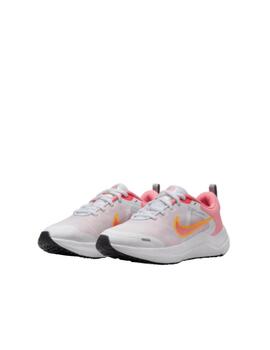 Zapatilla Nike Downshifter 12 NN GS Blanco/Coral