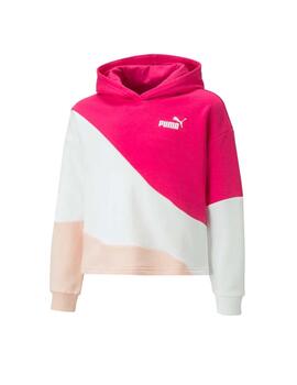 Sudadera Puma Power CB Cat Niña Rosa