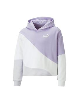 Sudadera Puma Power CB Cat Niña Violeta