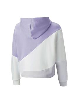 Sudadera Puma Power CB Cat Niña Violeta