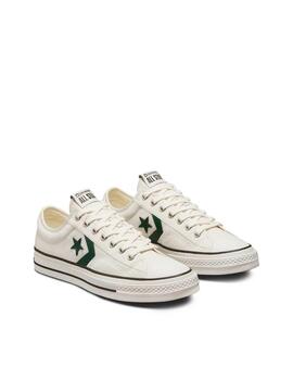 Zapatilla Converse Star Player Blanco y Verde