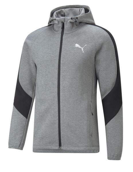 Chaqueta Puma Evostripe Full-Zip Hombre Gris