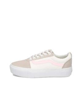 Zapatilla Vans WM Ward Platform Beige/Rosa