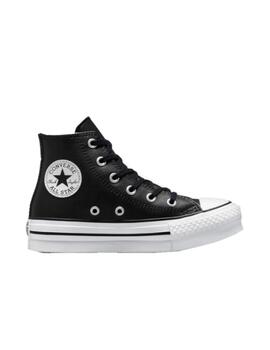 Zapatilla Converse Eva Platform Alta Piel PS Negro