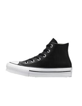 Zapatilla Converse Eva Platform Alta Piel PS Negro