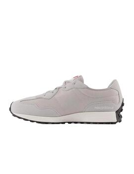 Zapatilla New Balance 327 GS Gris/Blanco