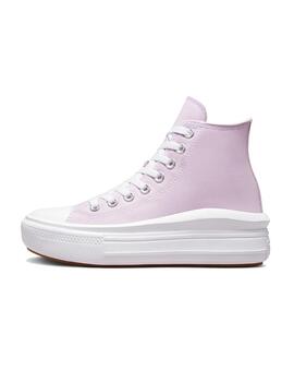 Zapatilla Converse W Move Alta Lona Lila