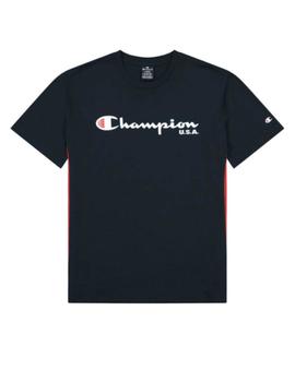 Camiseta Champion Manga Corta Azul Marino