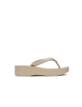 Chancla Ipanema W Mesh VIII Platform Beige/Plata