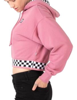 Sudadera Vans Boom Boom Crop para mujer rosa