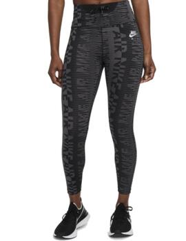 Legging Nike Air Epic Fast Mujer negro y gris