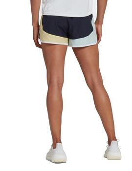 Short Adidas M20 Legink Mujer Marino/Amarillo