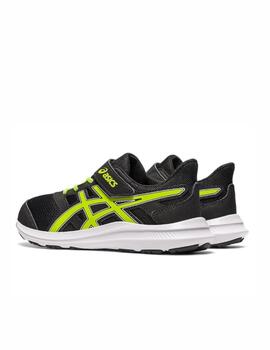 Zapatilla Asics Jolt 4 PS Negro/Lima