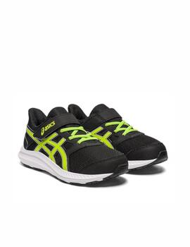 Zapatilla Asics Jolt 4 PS Negro/Lima