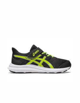 Zapatilla Asics Jolt 4 PS Negro/Lima