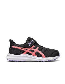 Zapatilla Asics Jolt 4 PS Negro/Coral