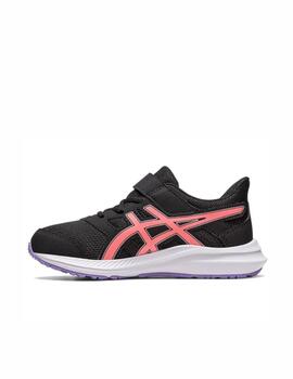 Zapatilla Asics Jolt 4 PS Negro/Coral