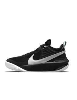 Zapatilla Nike Team Hustle D10 GS Negro/Plata