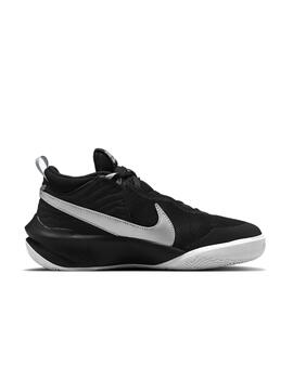 Zapatilla Nike Team Hustle D10 GS Negro/Plata