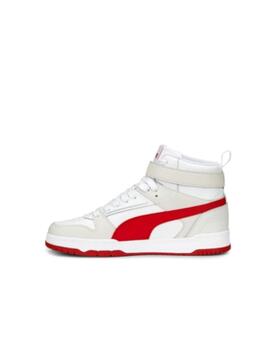 Zapatilla Puma RDB Game JR Blanco/Rojo