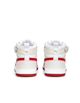 Zapatilla Puma RDB Game JR Blanco/Rojo