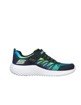 Zapatilla Skechers Bounder Zatic Niño BBLM