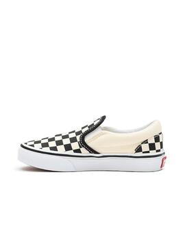 Zapatilla Vans UY Classic Slip-On Negro/Blanco