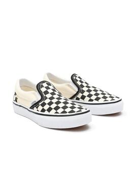 Zapatilla Vans UY Classic Slip-On Negro/Blanco