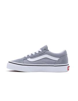 Zapatilla Vans Old Skool Kids Gris