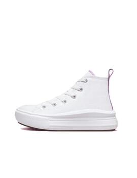 Zapatilla Converse Move Alta Lona PS Blanco/Lila