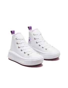Zapatilla Converse PS Move Alta Lona Blanco/Lila