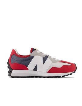 Zapatillas New Balance 327 Rojo, blanca y azull