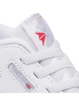 Zapatilla Reebok Classic Elástico Bebé Blanco