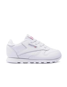 Zapatilla Reebok Classic Elástico Bebé Blanco