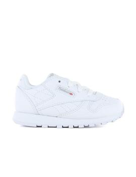 Zapatilla Reebok Classic Cordón Bebé Blanco