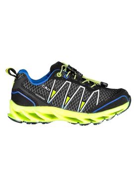 Zapatilla CMP Altak Trail WP Kids Negro/Fluor