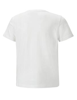 Camiseta Puma ESS 2 Col Logo Niño Blanca