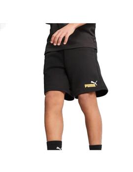 Short Puma ESS 2 Col Niño Negro