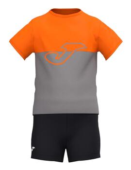 Conjunto Joma Storm Naranja/Negro