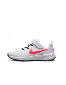 Zapatilla Nike Revolution 6 NN PSV Blanco/Coral