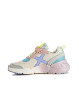 Zapatilla Munich Mini Track VCO 75 BeigeMulti