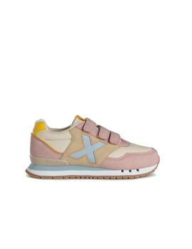 Zapatilla Munich Dash Kid VCO 151 Beige/Azul/Rosa